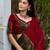 Maroon Navratri Special Ajrakh Print Lehenga Choli