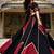 Black Navratri Special Ajrakh Print Lehenga Choli