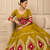 Mustard Navratri Cotton Hand Work Mirror Lehenga Choli