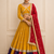 Mustard Navratri Fox Georgette Lehenga Choli with Vintage Dupatta