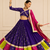 Purple Navratri Fox Georgette Lehenga Choli with Vintage Dupatta
