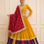 Mustard Navratri Fox Georgette Lehenga Choli with Vintage Dupatta