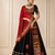 Navratri Black Kutchi Embroidery Lehenga Choli with Bandhej Dupatta