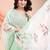 Pista color embroidered art silk festival wear kurti set 