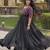 Black kora cotton with multi thread embroidered and real mirror work navratri gown