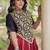 Mirror Work Lehenga Choli with Embroidered Blouse free size stitched