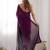 Embellished sequinned  heavy work georgette saree with unstitched blouse
