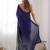 Embellished sequinned  heavy work georgette saree with unstitched blouse