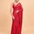 Embellished sequinned  heavy work georgette saree with unstitched blouse