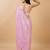 Embellished sequinned  heavy work georgette saree with unstitched blouse