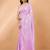 Embellished sequinned  heavy work georgette saree with unstitched blouse