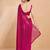 Embellished sequinned  heavy work georgette saree with unstitched blouse