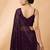 Embellished sequinned  heavy work georgette saree with unstitched blouse