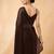 Embellished sequinned  heavy work georgette saree with unstitched blouse