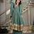 Green rangoli crush  party  embroidery wear sharara suit set