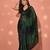 Embellished sequinned  heavy work georgette saree with unstitched blouse