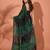 Embellished sequinned  heavy work georgette saree with unstitched blouse
