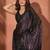Embellished sequinned  heavy work georgette saree with unstitched blouse
