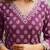 Mirchi Fashion Women's Magenta Batik Block Print Pure Cotton Kurti With Pant & Dupatta Set