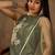 Mehendi chinon heavy thread embroidery work kurta palazzo set