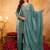 Blue fandy heavy thread embroidery work kurta palazzo set
