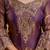 Wine fandy heavy thread embroidery work kurta palazzo set