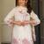 Off white khadi cotton printed kurta palazzo set