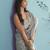 grey linen saree with blouse