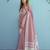lavender linen saree with blouse