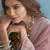 lavender linen saree with blouse
