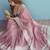 lavender linen saree with blouse