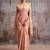 pink tissue saree with blouse