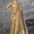 Beige cotton silk saree with blouse