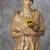 Beige cotton silk saree with blouse