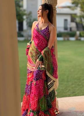 Rangili's Bandhej Printed Sharara Set 2