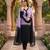 Women Ombre Dyed Regular Beads and Stones Silk Crepe Kurta with Trousers Dupatta