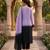 Women Ombre Dyed Regular Beads and Stones Silk Crepe Kurta with Trousers Dupatta
