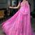 Regal Baby Pink Bandhej Printed Georgette Navratri Wear Lehenga Choli
