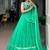 Classic Aqua Green Bandhej Printed Georgette Navratri Wear Lehenga Choli