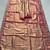 Pink clr Beads work kanjiwaram silk blend saree