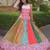 Lovely Multi-Color Cotton Navratri Wear Lehenga With Gamthi Work Choli