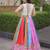 Lovely Multi-Color Cotton Navratri Wear Lehenga With Gamthi Work Choli