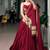 Notable Maroon Cotton Navratri Lehenga Choli With Embroidered Dupatta