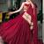 Notable Maroon Cotton Navratri Lehenga Choli With Embroidered Dupatta