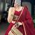 Notable Maroon Cotton Navratri Lehenga Choli With Embroidered Dupatta