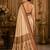 yellow kanjivaram silk blend woven work traditional saree