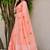 peach   linen woven work traditional saree