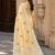 mustard linen woven work traditional saree