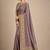 brown assam silk blend woven work traditional saree