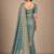 teal assam silk blend woven work traditional saree